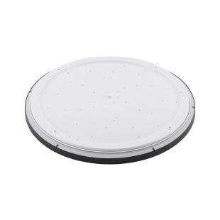Plafon okrągły do łazienki Agnes 64,2cm LED PRO czarny 64W 4000K IP44 Nowodvorski