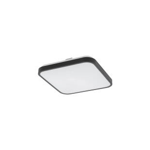 Plafon kwadratowy do łazienki Agnes 33,5cm LED PRO czarny 16W 3000K IP44 Nowodvorski