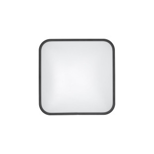Plafon kwadratowy do łazienki Agnes 33,5cm LED PRO czarny 16W 3000K IP44 Nowodvorski