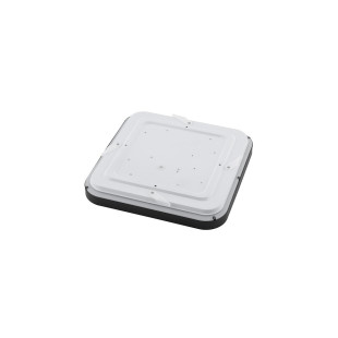 Plafon kwadratowy do łazienki Agnes 33,5cm LED PRO czarny 16W 3000K IP44 Nowodvorski