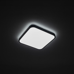 Plafon kwadratowy do łazienki Agnes 33,5cm LED PRO czarny 16W 4000K IP44 Nowodvorski