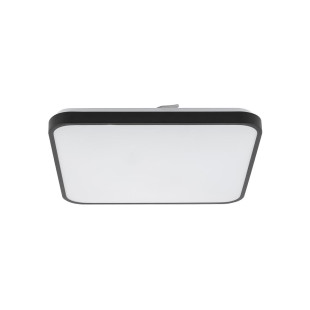 Plafon kwadratowy do łazienki Agnes 43,5cm LED PRO czarny 32W 3000K IP44 Nowodvorski