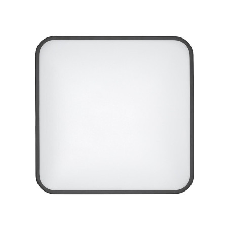 Plafon kwadratowy do łazienki Agnes 43,5cm LED PRO czarny 32W 3000K IP44 Nowodvorski