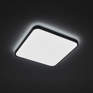 Plafon kwadratowy do łazienki Agnes 43,5cm LED PRO czarny 32W 4000K IP44 Nowodvorski
