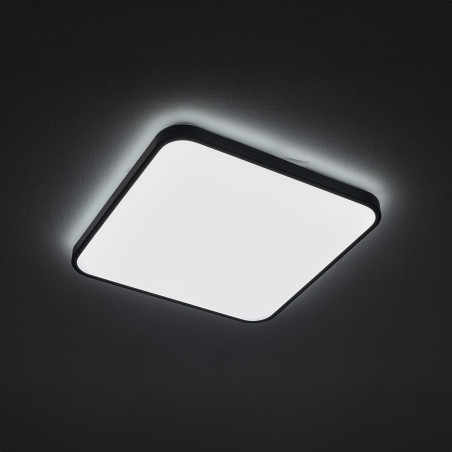 Plafon kwadratowy do łazienki Agnes 43,5cm LED PRO czarny 32W 4000K IP44 Nowodvorski