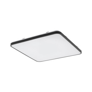 Plafon kwadratowy do łazienki Agnes 63,5cm LED PRO czarny 64W 3000K IP44 Nowodvorski