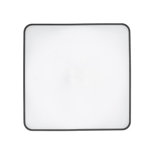 Plafon kwadratowy do łazienki Agnes 63,5cm LED PRO czarny 64W 3000K IP44 Nowodvorski