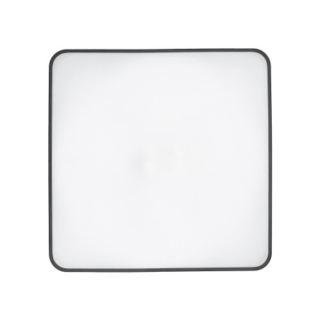 Plafon kwadratowy do łazienki Agnes 63,5cm LED PRO czarny 64W 3000K IP44 Nowodvorski