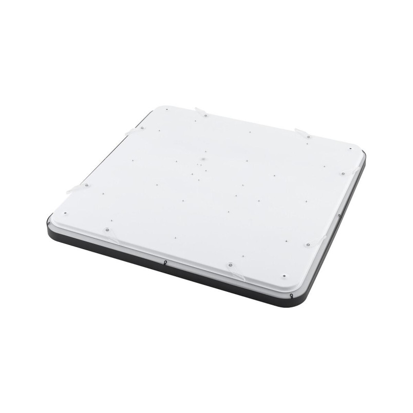 Plafon kwadratowy do łazienki Agnes 63,5cm LED PRO czarny 64W 3000K IP44 Nowodvorski