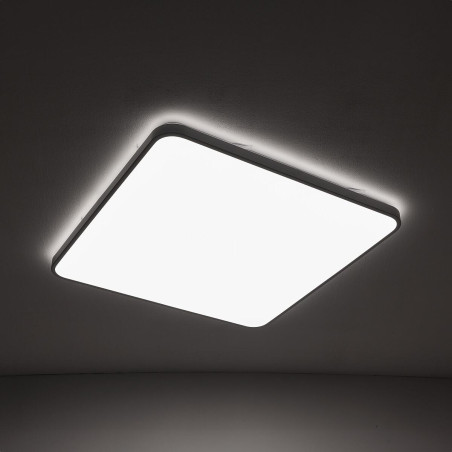 Plafon kwadratowy do łazienki Agnes 63,5cm LED PRO biały 64W 3000K IP44 Nowodvorski