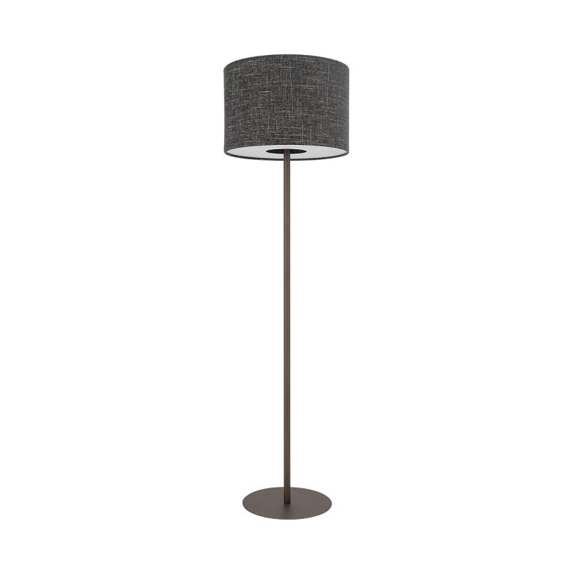 Lampa podłogowa z abażurem Amarela  163cm czarny melanż / czekoladowy Nowodvorski