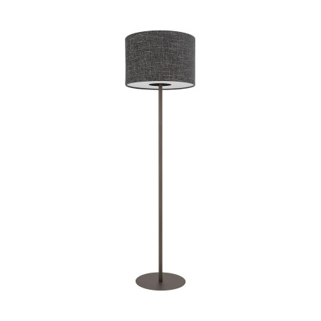 Lampa podłogowa z abażurem Amarela  163cm czarny melanż / czekoladowy Nowodvorski
