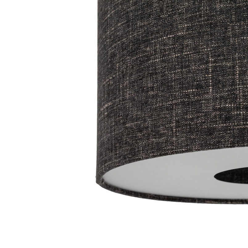 Lampa podłogowa z abażurem Amarela  163cm czarny melanż / czekoladowy Nowodvorski