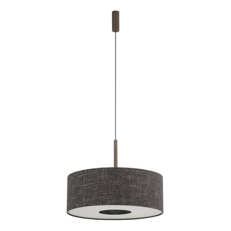 Lampa wisząca z abażurem Amarela 50cm czarny melanż / czekoladowy Nowodvorski