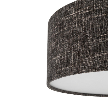 Lampa wisząca z abażurem Amarela 50cm czarny melanż / czekoladowy Nowodvorski