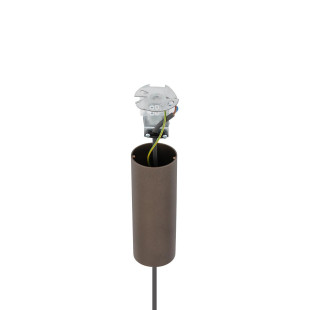 Lampa wisząca z abażurem Amarela 50cm czarny melanż / czekoladowy Nowodvorski