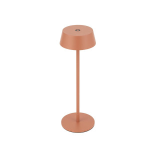 Lampa bezprzewodowa zewnętrzna na stół Amy LED 3000K IP54 ceglana Nowodvorski