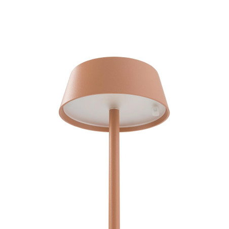 Lampa bezprzewodowa zewnętrzna na stół Amy LED 3000K IP54 ceglana Nowodvorski
