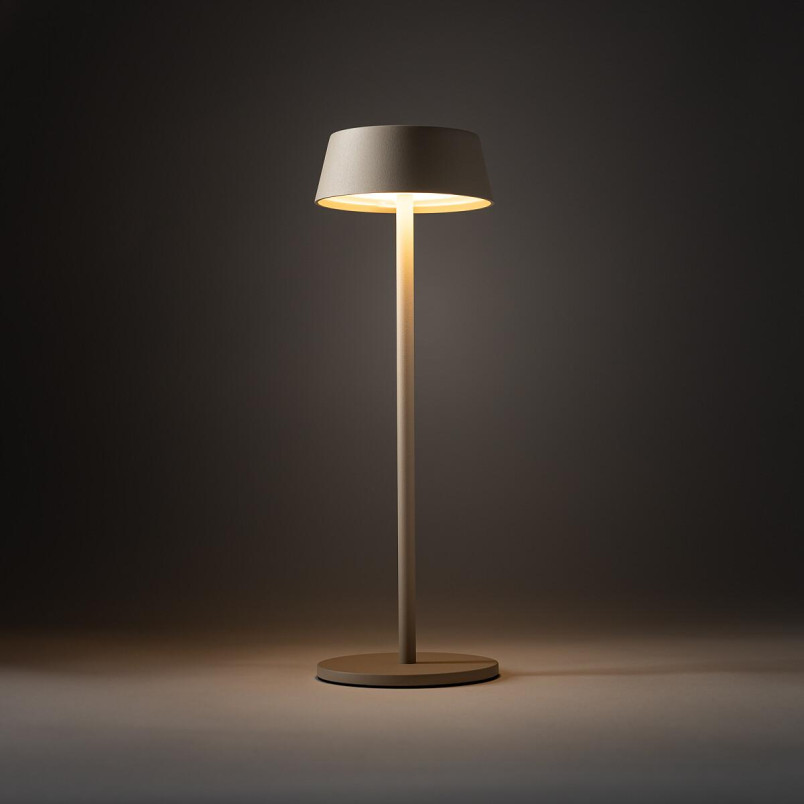 Lampa bezprzewodowa zewnętrzna na stół Amy LED 3000K IP54 piaskowa Nowodvorski