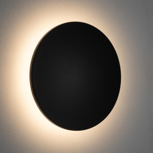Kinkiet zewnętrzny okrągły Aria IP54 LED 24cm czarny Nowodvorski