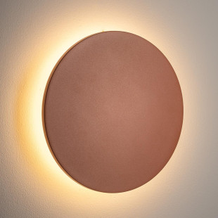 Kinkiet zewnętrzny okrągły Aria IP54 LED 24cm ceglany Nowodvorski