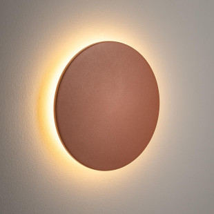 Kinkiet zewnętrzny okrągły Aria IP54 LED 18cm ceglany Nowodvorski
