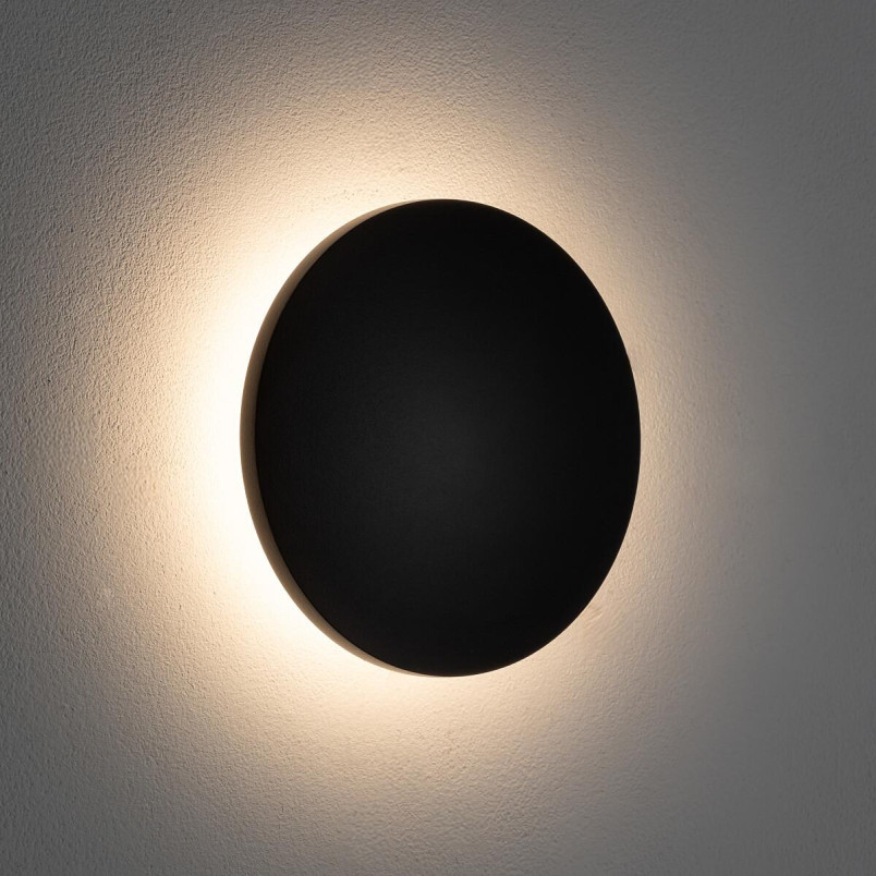 Kinkiet zewnętrzny okrągły Aria IP54 LED 13,5cm czarny Nowodvorski