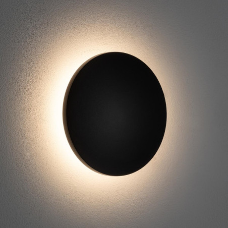 Kinkiet zewnętrzny okrągły Aria IP54 LED 13,5cm czarny Nowodvorski