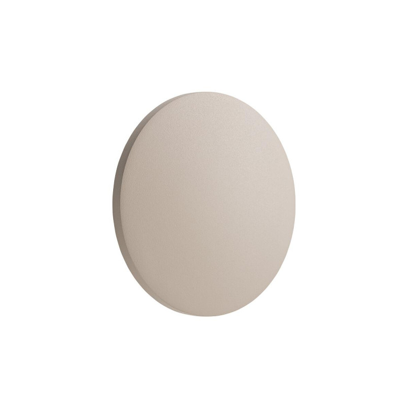 Kinkiet zewnętrzny okrągły Aria IP54 LED 13,5cm piaskowy Nowodvorski