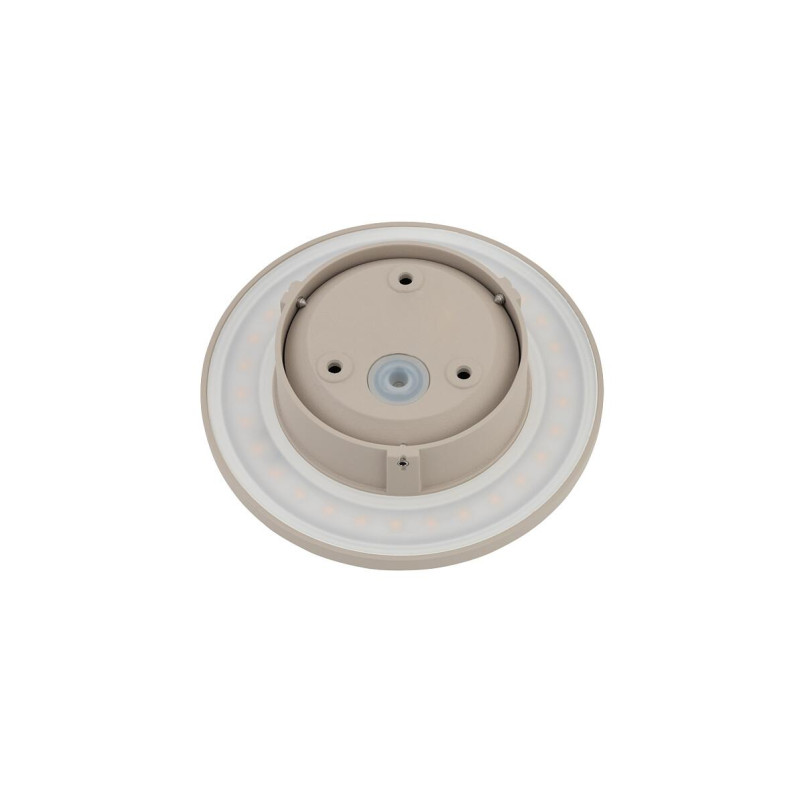 Kinkiet zewnętrzny okrągły Aria IP54 LED 13,5cm piaskowy Nowodvorski