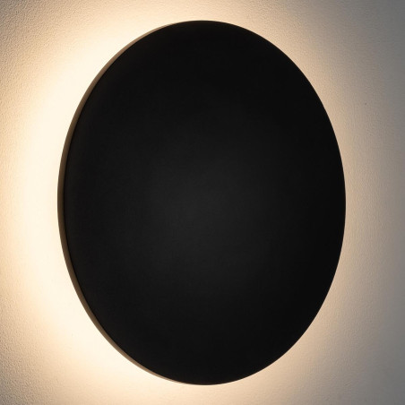Kinkiet zewnętrzny okrągły Aria IP54 LED 30cm czarny Nowodvorski