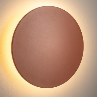 Kinkiet zewnętrzny okrągły Aria IP54 LED 30cm ceglany Nowodvorski