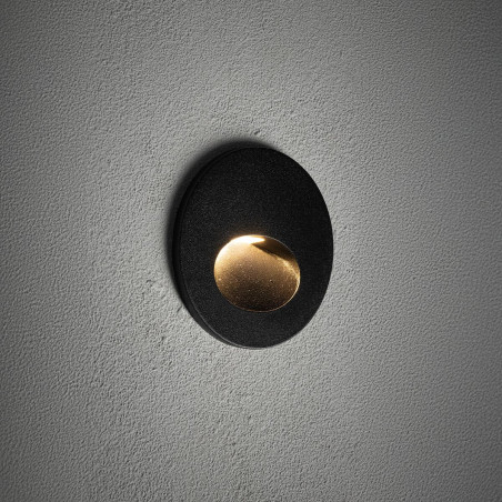 Lampa zewnętrzna do zabudowy - oświetlenie domu Ava IP54 LED 3000K czarna Nowodvorski