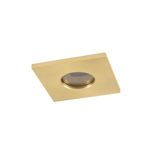 Lampa kwadratowa podtynkowa spot Bahia IP44 8,5cm mosiężna Nowodvorski