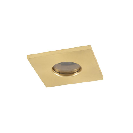 Lampa kwadratowa podtynkowa spot Bahia IP44 8,5cm mosiężna Nowodvorski