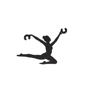Uchwyt dekoracyjny do przewodów Ballerina czarna Nowodvorski