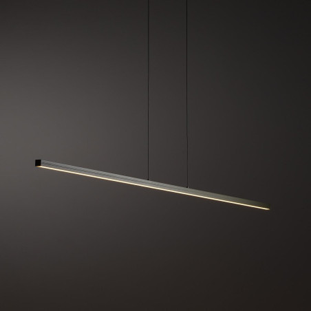Lampa wisząca podłużna nad biurko Bar LED 3000K 150cm oliwkowa Nowodvorski