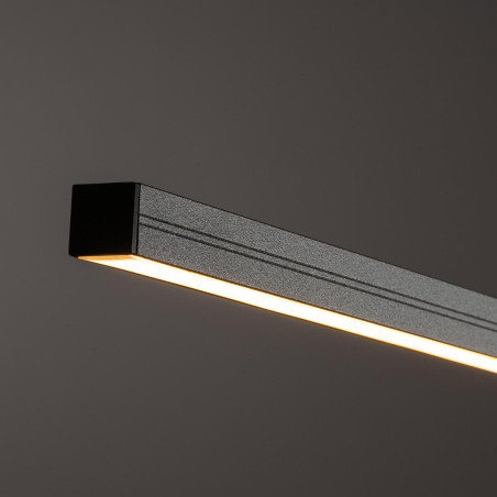 Lampa wisząca podłużna nad biurko Bar LED 3000K 150cm oliwkowa Nowodvorski