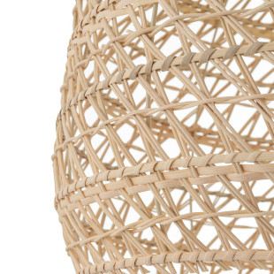 Lampa rattanowa z dużym kloszem Boho 60cm Nowodvorski