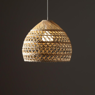 Lampa rattanowa Boho 43cm Nowodvorski