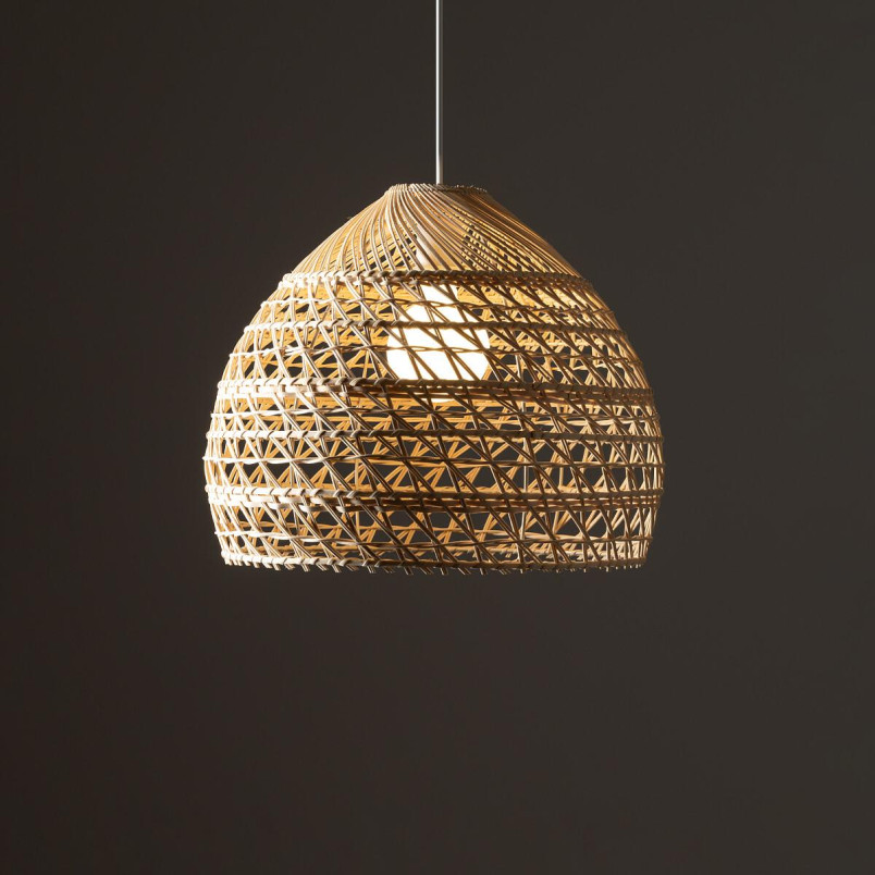 Lampa rattanowa Boho 43cm Nowodvorski