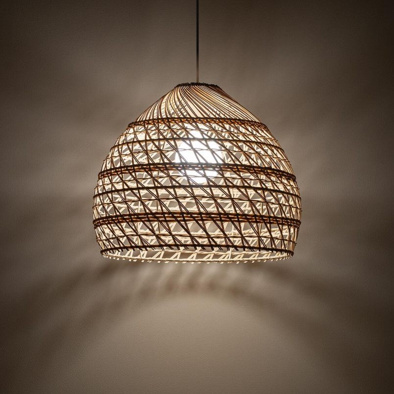 Lampa rattanowa Boho 43cm Nowodvorski
