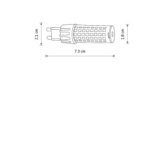 Żarówka G9 LED 7W 3000K Nowodvorski