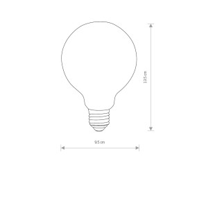 Żarówka Glass Ball E27 LED 8W 3000K 9,5cm Nowodvorski