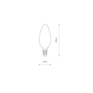Żarówka E14 C35 LED 3000K 6W Nowodvorski