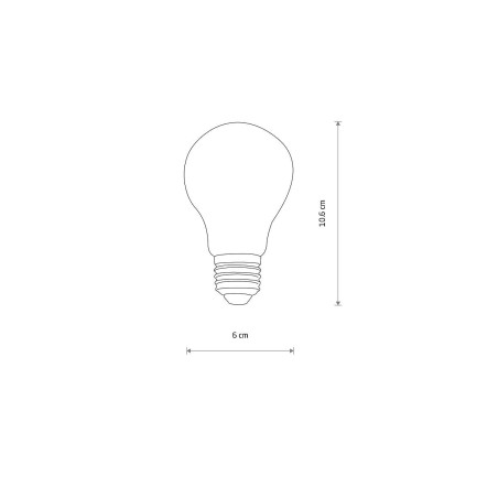 Żarówka E27 LED 3000K 10W A60 6cm Nowodvorski