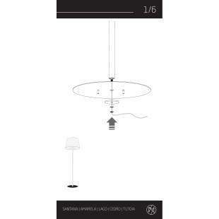 Lampa podłogowa z beżowym abażurem Cedro 163cm Nowodvorski