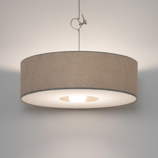 Lampa wisząca z beżowym abażurem Cedro 65cm Nowodvorski