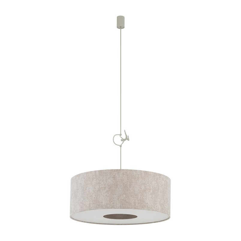 Lampa wisząca z beżowym abażurem Cedro 50cm Nowodvorski