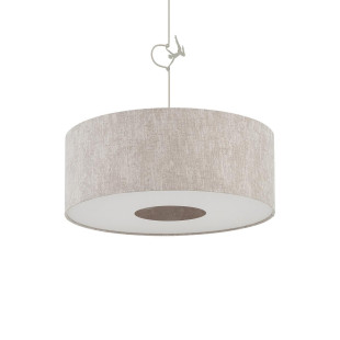 Lampa wisząca z beżowym abażurem Cedro 50cm Nowodvorski